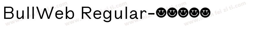 BullWeb Regular字体转换
